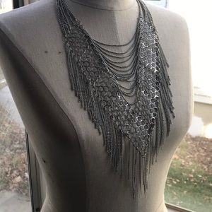 🎉🎊SALE🎊🎉Silver fringe necklace